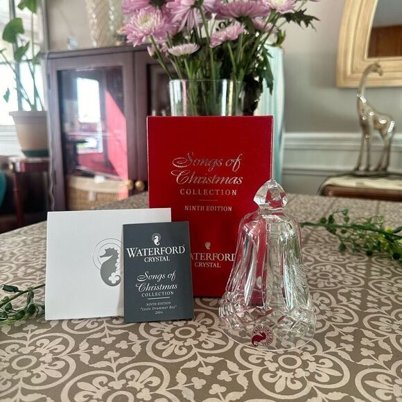 Waterford Crystal‎ Songs of Christmas Little Drummer Boy 9th Ed 2004 Vintage - Picture 1 of 9